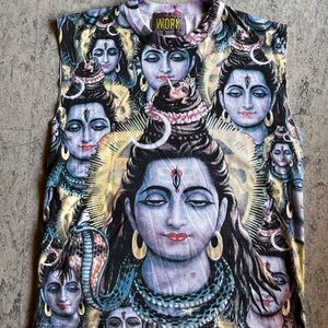 Vintage Lord Shiva Tank-Top.